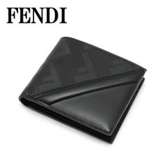 美品✨ フェンディ 7M0169 ダイアゴナル ズッカ 二つ折り財布 - メルカリ