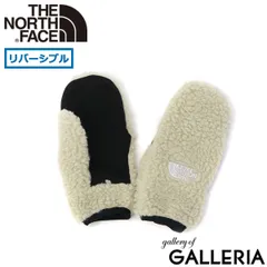 日本正規品 ザ・ノース・フェイス 手袋 メンズ レディース 防寒 指なし THE NORTH FACE ミトン スマホ対応 暖かい リバーシブル NN62407 オートミール×TNFグリーン