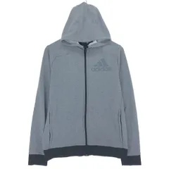 古着 アディダス adidas CLIMALITE スウェットフルジップパーカー メンズM相当/eaa468481