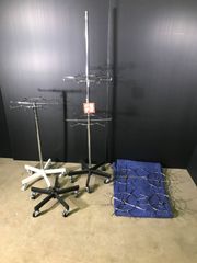 回転什器 什器 アパレル ディスプレイ ストアエキスプレス 中日販売 タテヤマアドバンス ゴンドラ什器 ハンガーラック 小物掛け スタンド