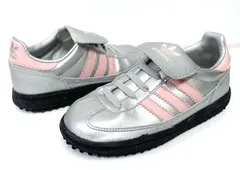 Vintage DEAD STOCK デッドストック adidas｜アディダス キッズスニーカー シルバー/ピンク サンバ スペツィアル サッカー ハンドボール 548029 wales bonner