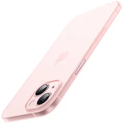 【数量限定】軽量 全面保護 カメラレンズカバー マット仕上げ 6.7インチ専用 ケース PPハードミニマリストケース Plus 15 ワイヤレス充電対応 iPhone 超薄型 (ピンク) JEDirect