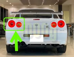 R34 スカイライン　2ドア用　LEDユーロテール　わけあり スカイラインクーペ LEDテール R34 2Dr クーペ用 ファイバーLED