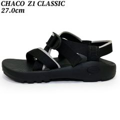 CHACO サンダル チャコ Z1 クラシック スポーツ サンダル ブラック ホワイト 27.0cm CHACO Z1 CLASSIC J199039 カジュアル ファッション 中古品 ユーズド 匿名配送 アメリカ ブランド 日本国内流通の正規品です 黒 白