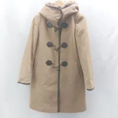 ◇ ⊇ BEAUTY＆YOUTH UNITED ARROWS フード裏地ファー 長袖 ダッフルコート サイズM キャメル レディース E  【1502180047541】