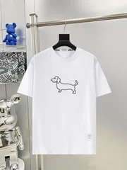 【今日特価】THOM BROWNE 2025SS プレミアム刺繍 T シャツ