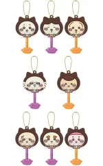 【新品】食玩 キーホルダー 【BOX】ロリポップチョコチャーム ちいかわ みんなで黒猫