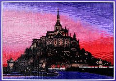 ビーズ織りキット　【モン・サン・ミッシェル】 ビーズ織り額絵　デリカビーズ