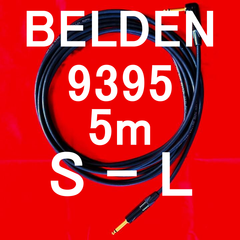 BELDEN 9395 Guitar Cable w/ Neutrik ゴールドメッキプラグ SL 5m