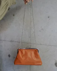 SilverChainPurseFrame Shoulder Bag camelのサムネイル