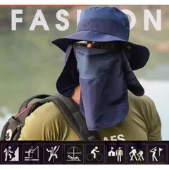 お礼 日よけハット メンズ サンシールドハット 帽子 日焼け防止 釣り庭仕事 園芸 男女兼用 uvカット帽子 遮光 折りたたみ サンバイザー ネックカバー 3way