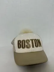 MLB ボストン ニット帽 イヤーマフラー ニットハット ゴールド フィッシュポートビンテージジンリエットベイビーベアショップ