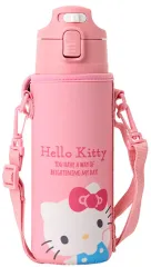 【中古】マグカップ・湯のみ ハローキティ カバー付きステンレスボトル 「サンリオキャラクターズ」