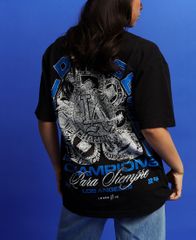 SWORN TO US NUMBER 8 Tシャツ【BLACK】 (L・XL)(通販 メンズ 大きいサイズ T SHIRTS TEE 半袖 ショートスリーブ ヘビーウエイト 厚手 ボックスシルエット ガーメントダイ GARMENT DYE ロゴ ゆったり)
