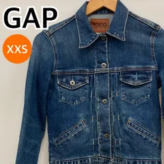 GAP ギャップ アウター ジャケット デニム Gジャン 1969 ブルー レディース XXSサイズ 【CT2137】