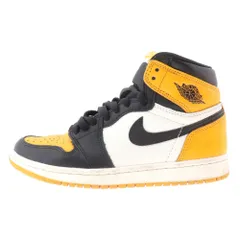 NIKE (ナイキ) AIR JORDAN 1 RETRO HIGH OG Taxi 555088-711 エア ジョーダン 1 レトロ タクシー ハイカットスニーカー イエロー/ブラック US4.5/23.5cm