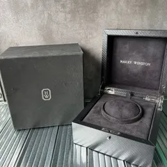 ハリーウィンストン　HARRY WINSTON　 空箱　時計ケース　BOX　エンボス 　本体美品のサムネイル