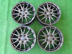 6.5J-16インチ 5H114.3 +40 Weds ヴェルヴァスポルト2 中古 アルミ ホイール 4本 プリウスαなどに♪