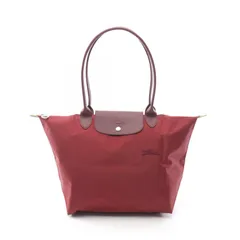 ロンシャン Longchamp トートバッグ ル プリアージュ グリーン L L1899919P98 ポムグラネート キャンバス レザー ル プリアージュ グリーン L ショルダーバッグ レディース