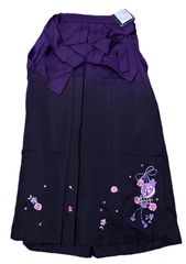 ms25218-2 Lサイズ　グラデーション袴　ぼかし　袴　グラデーション　紫 系　刺繍　鞠　花　在庫限り　売り切り　卒業式