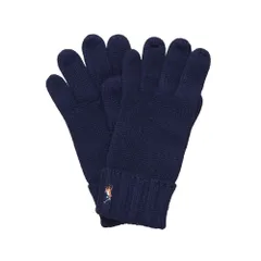 ポロ ラルフローレン カフ ニット グローブ 手袋 / POLO RALPH LAUREN CUFF KNIT GLOVE [NAVY]