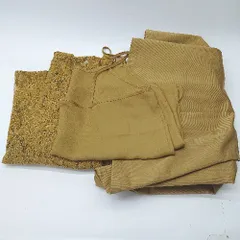 ◇ ⊂◎ apart by lowrys レースブラウス フォーマル ロング セットアップ サイズL オーカー系 レディース E  【1504240018126】