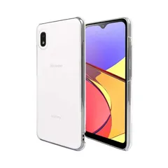 Galaxy A21 SC-42A SCV49 スマホケース クリア カバー 耐衝撃 薄型 耐熱性 シンプル 高光沢 軽量 ハード ポリカーボネート ストラップホール付 【Provare】 (Galaxy A21, クリア) 0