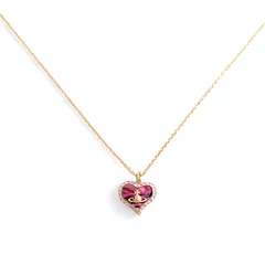 【ギフト対応可】ヴィヴィアンウエストウッド VIVIENNE WESTWOOD ネックレス Petra Pendant Necklace ハート シェル ゴールド ピンク ファッション アクセサリー ジュエリー 人気 ブランド おしゃれ プレゼント 送料無料