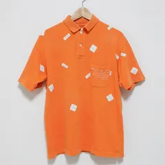 #snc カールヘルム KarlHelmut ポロシャツ 半袖 ロゴ ワッペン L オレンジ メンズ [863765]のサムネイル