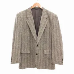 コムサデモード COMME CA DU MODE TETSU テーラードジャケット ツイード シルク混 リネン混 総裏地 M グレー /UO ■GY03のサムネイル