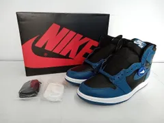 美品／鑑定済み／NIKE／AIR JORDAN 1 RETRO HIGH OG／555088-404／26cm／箱有／ダークマリーナブルー／ナイキ／エアジョーダン1