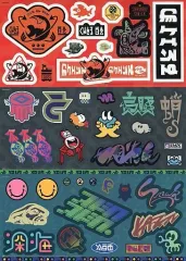 【中古】シール・ステッカー イカすテッカー3種セット 「Splatoon2(スプラトゥーン2)」 マイニンテンドーストア プラチナポイント交換グッズ