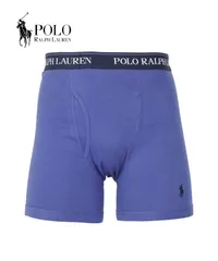 箱なし ラルフローレン ボクサーパンツ メンズ 1枚 前開き 下着 polo ralph lauren prl ロング s m l xl ブルー3 【メール便】 正規品 新品 男性 516669