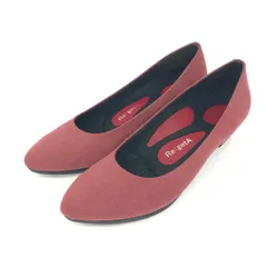 Re:getA リゲッタ パンプス シューズ 表記サイズ:23.5 スエード    レッド レディース / 240001166463
