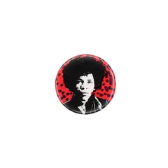 ジミ・ヘンドリックス Jimi Hendrix 缶バッジ シンガーソングライター ジミヘン 缶バッチ ピンバッチ brooch-7043