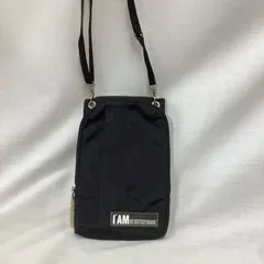 ショルダーポーチ　スマホポーチ　ブラック　ナイロン　軽量　C231