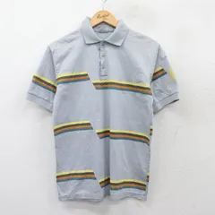 M/古着 スポルディング 半袖 ポロ シャツ メンズ 90s グレー他 25may20 中古 トップス