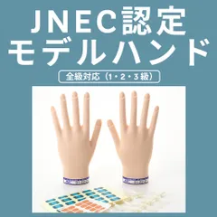 沖縄離島専用　STモデルハンド セット (JNEC 第1期認定モデルハンド)　ネイル検定