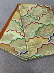 貸衣装処分品 金四季の花　留めそで　振袖