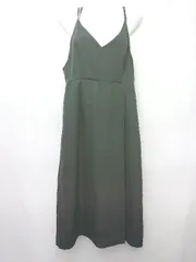 ◇ Θ PROPORTION BODY DRESSING ラップ風 膝下 ジャンパー スカート ジャンスカ サイズM ブラック レディース P  【1409090008290】