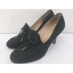 ◇ Odette e Odile オデット エ オディール UNITED ARROWS ラウンドトゥ ヒール パンプス サイズ23 ブラック レディース  【中古】 【1204150000630】