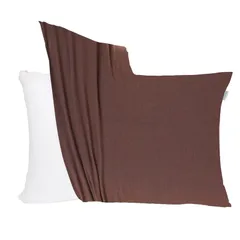 枕カバー のびのび枕カバー まくらカバー 綿 Ｔシャツ素材 43×63 50×70 よく伸びる ピローケース pillow case 枕カバー 40 60 枕 カバー 封筒式 無地 柔らかい さらさら 肌触り 吸汗 速乾 伸縮 ストレッチ オールシーズン (ブ