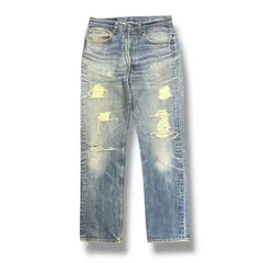 Levi's 501XXデニムパンツ ダメージデニムパンツ ジーンズ リーバイス インディゴ W32L34 94669A8