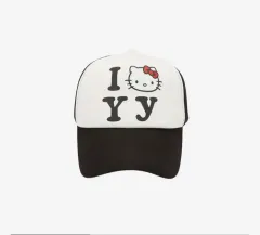 Openyy オープンワイワイ ハローキティ ベースボールキャップ ブラック OPEN YY×Hello Kitty】YY HELLO BALL CAP：キャップ（キャップ