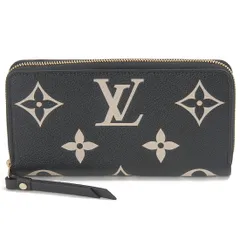 LOUIS VUITTON ルイヴィトン 長財布 M80481 ジッピーウォレット ブラック×ベージュ