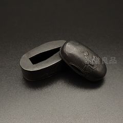 AFH04　日本刀装具　縁頭　蟷螂の図　鋼製　絵金銀　刀剣美術　武道具　居合　現代品