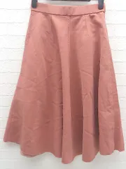 ◇ COCO DEAL ココディール 膝丈 フレア スカート サイズ1 ピンクブラウン レディース  【1002800416196】