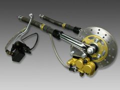 ドラムブレーキリアブレーキディスク化キット YBR125 GN125 GB250