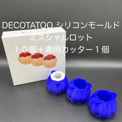 【新品・未使用】DECOTATOO　シリコンモールド　ミスシャルロット　１０個＋専用カッター　１個