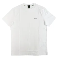 HUGO BOSS ヒューゴボス Tシャツ ◆新品◆ Tee メンズ ストレッチコットン Regular fit レギュラーフィット BOSSロゴ 50506373 10256064 ホワイト 白 HB-513